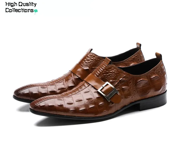 

HQC-1001high quality men genuine leather shoes handmade leather dress shoes men, Black,wine red,brown