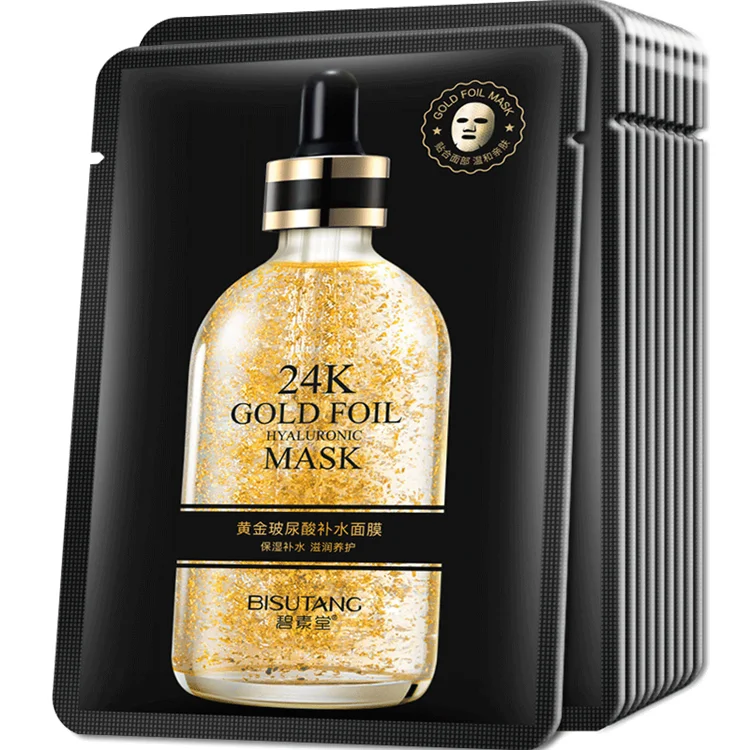 

korea 24k Gold Hyaluronic Acid Deep Moisturizing Face Care Facial Mask Sheet