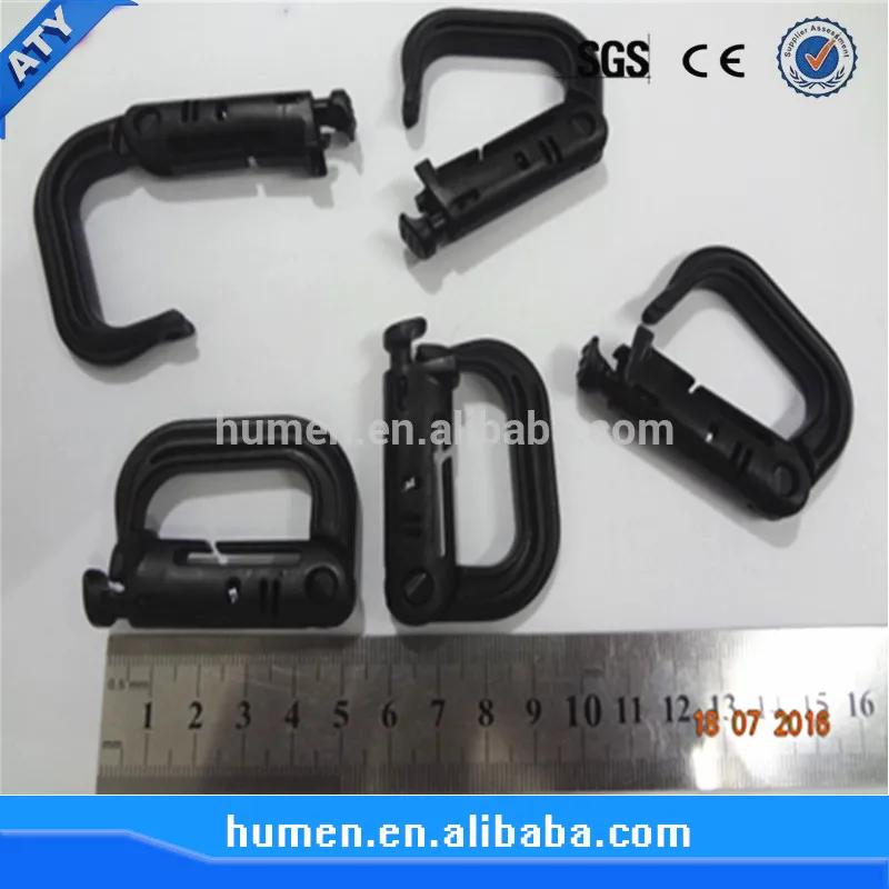 Plastic Climbing Carabiner,Plastic Carabiner Hook Clips,Swivel