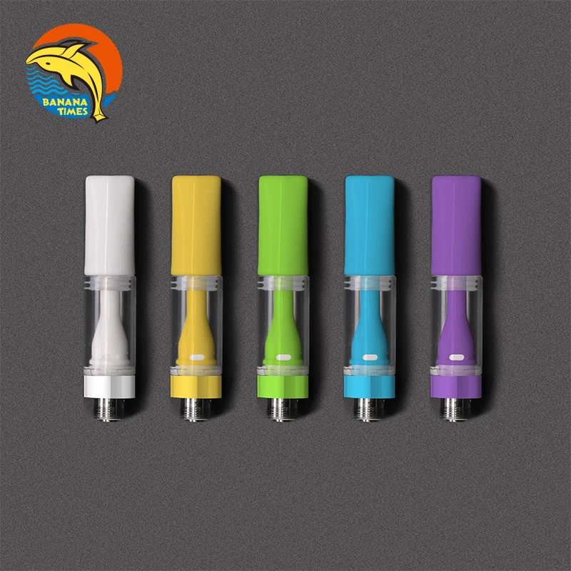 

BANANATIMES .5ml ceramic cbd cartridge 1.2mm*2.8mm ceramic vape carts glass tank vape atomizer