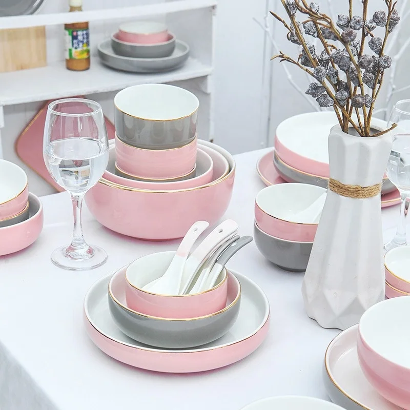 

House Kitchen Baby Product Ceramic Small Bowl Crockey Dinnerware Set