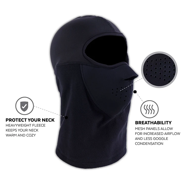 Windproof Hood Snow Gear Ski Mask Cold Weather Face Mask for Skiing Snowboarding Motorcycle Riding Winter Sports