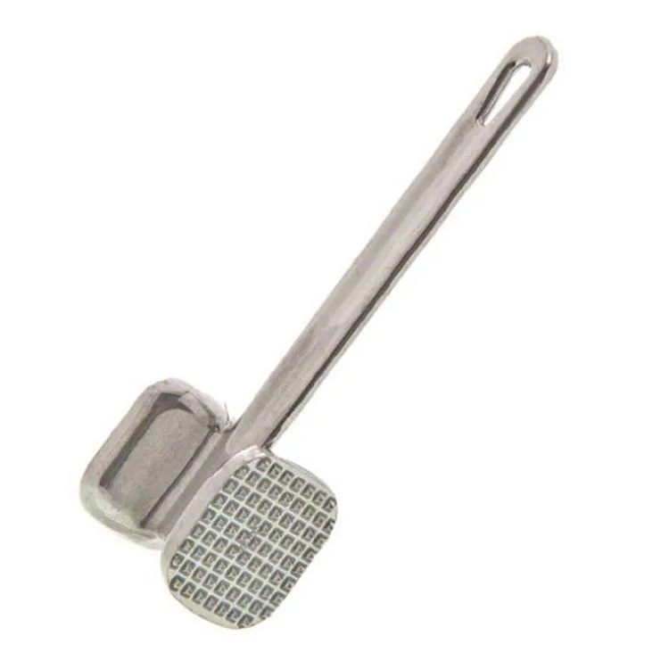 

Heavy-Duty Meat Tenderizer Hammer Double-Sided Rust-Resistant Cast Aluminum Restaurant or Home Use Ideal Kitchen Cooking Tool