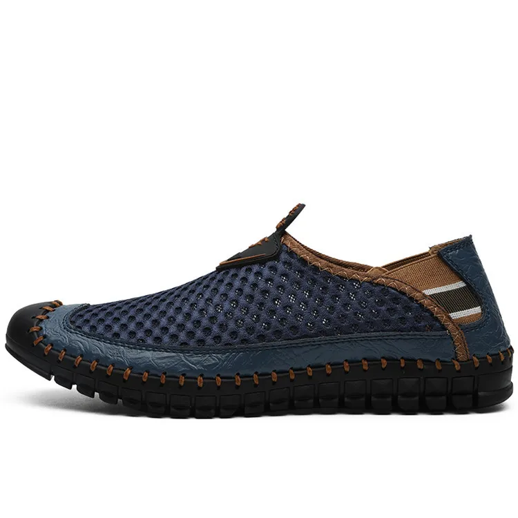 

2020 latest hand make leather shoes men's casual shoes breathable shoe, White.blue.grey.black.khaki or customized
