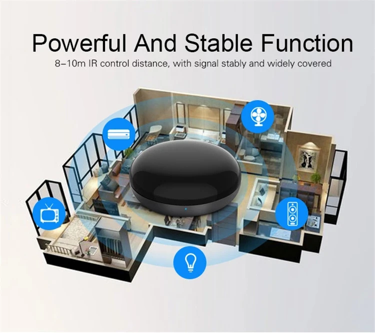 Factory WiFi Smart IR Home Support mobile phone remote control Timer Function tuya wifi smart ir control
