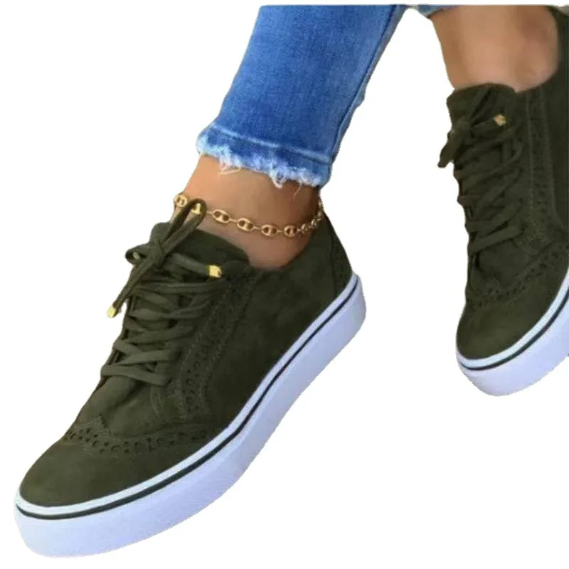 

Women Shoes Flats Fashion Casual Ladies Woman Lace-Up Mesh Breathable Female Sneakers Canvas Lace-up White