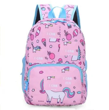 

wholesale Custom Cartoon Student Shoulder Bag Kid child School travel backpack school bag manufacturers, 6colors or customized