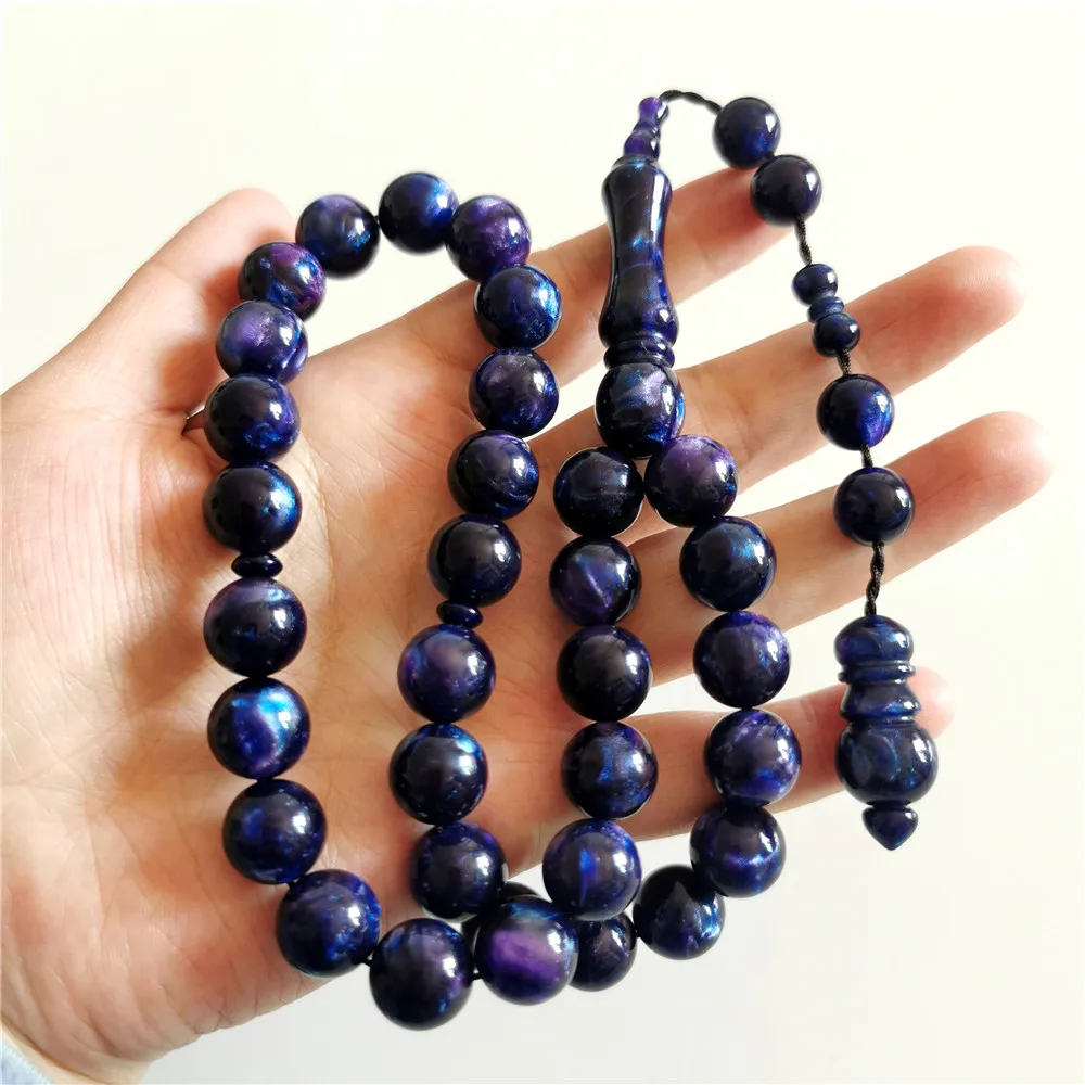 

New Colorful prayer beads 33 12mm islamic amber tasbih muslim rosary