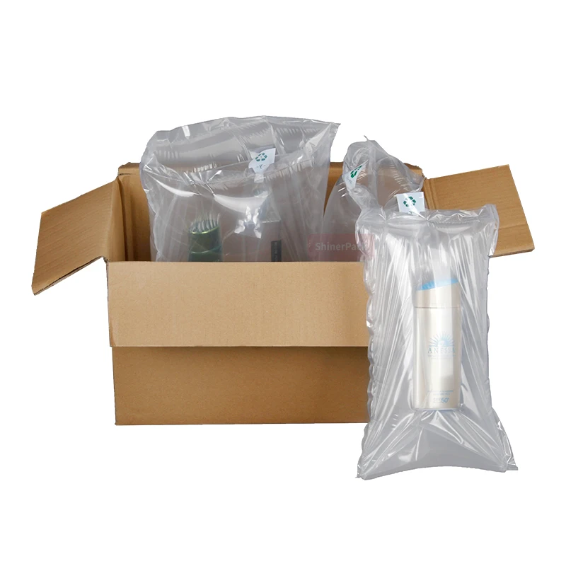 

Air Filled Column Bag Factory Wholesale Ready To Ship Eco Friendly Air Cushion Bag For Cosmetic