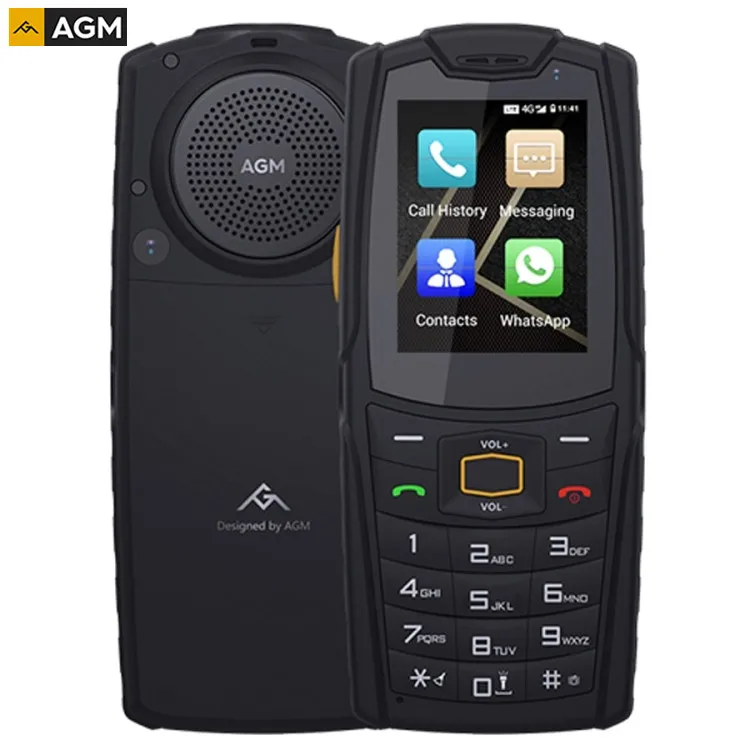 

AGM M7 Rugged Mobile Phone 1GB+8GB 2.4 inch Low Cost 4G Phone IP68 Waterproof Dustproof Shockproof Celulares Android Smartphone