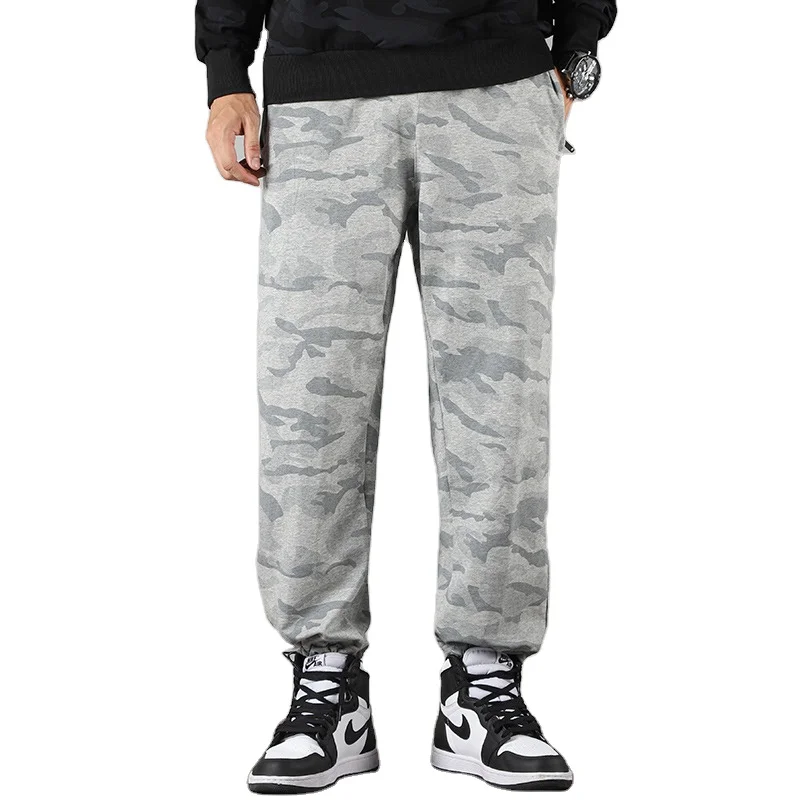 

Fashion spring autumn winter cotton camouflage running sports trousers plus size casual training sweatpants men jogger pants