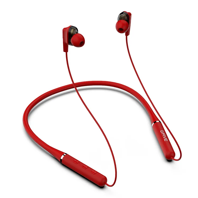 

Professional customized Wireless Sports Headphones Waterproof noise cancelling headphones wireless, Black, red