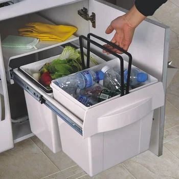 Kitchen Waste Bin 400mm Hinged Door Base Mount Buy Kitchen Trash