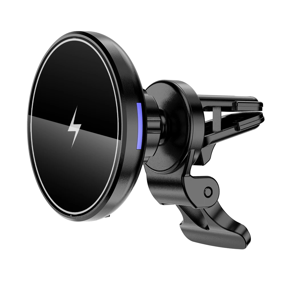 

Fast Charging Magnet Car Phone Stand 15W Magnetic Car Wireless Charger For IPhone 12 Pro Mini For Case Phone Holder