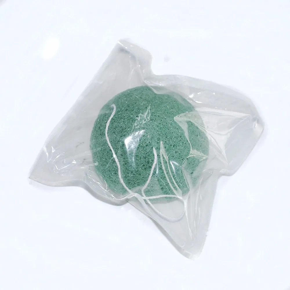 

100% Natural Konjac Sponge All Natural Korean Facial Sponge with Activated Bamboo Charcoal