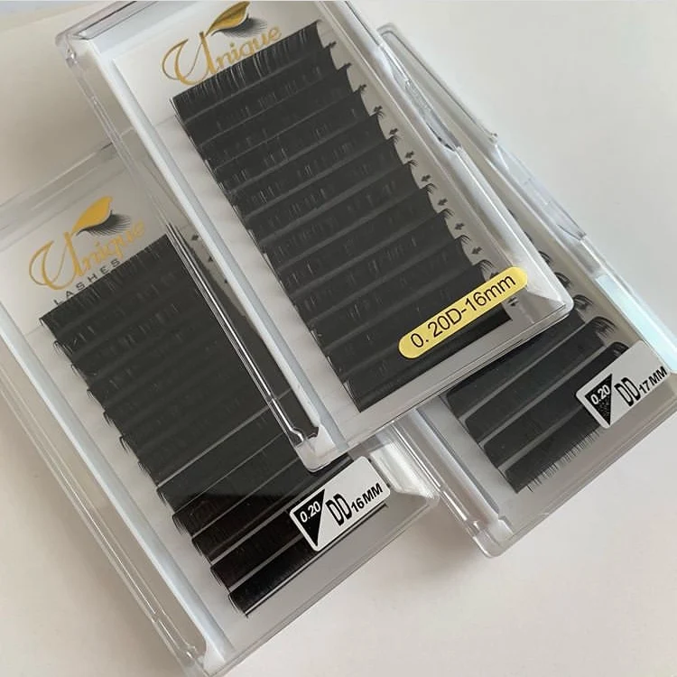 

High quality eyelash 0.03 0.05 0.07 0.1 0.12 0.15 0.18 0.2 0.25mm split tip volume or classic lashes