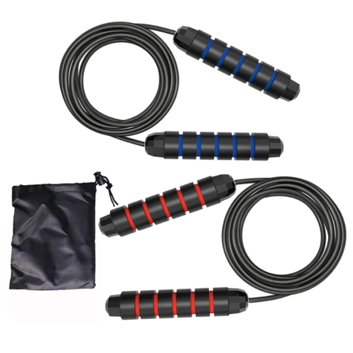 

Home Gym Workout High Quality Fitness Heavy Weighted Speed Skipping Jump Rope With Logo