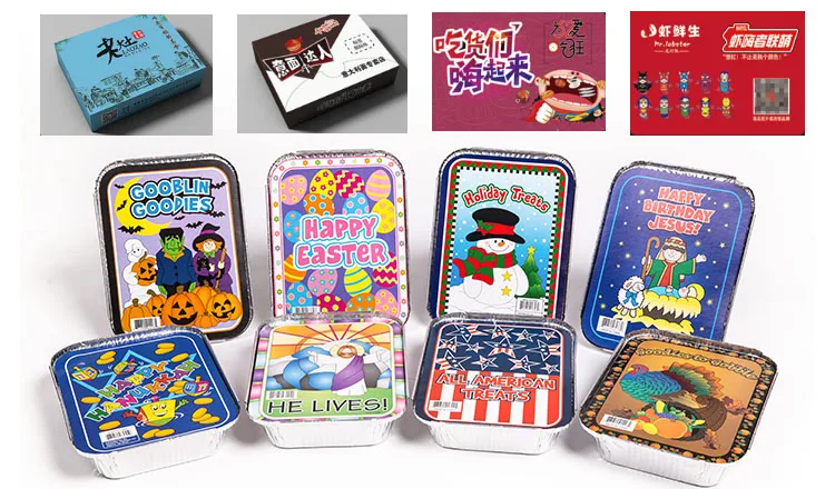 product tia yb68 approved aluminum foil container pre cooked food tray sealable foil container for ready to eat meals-10