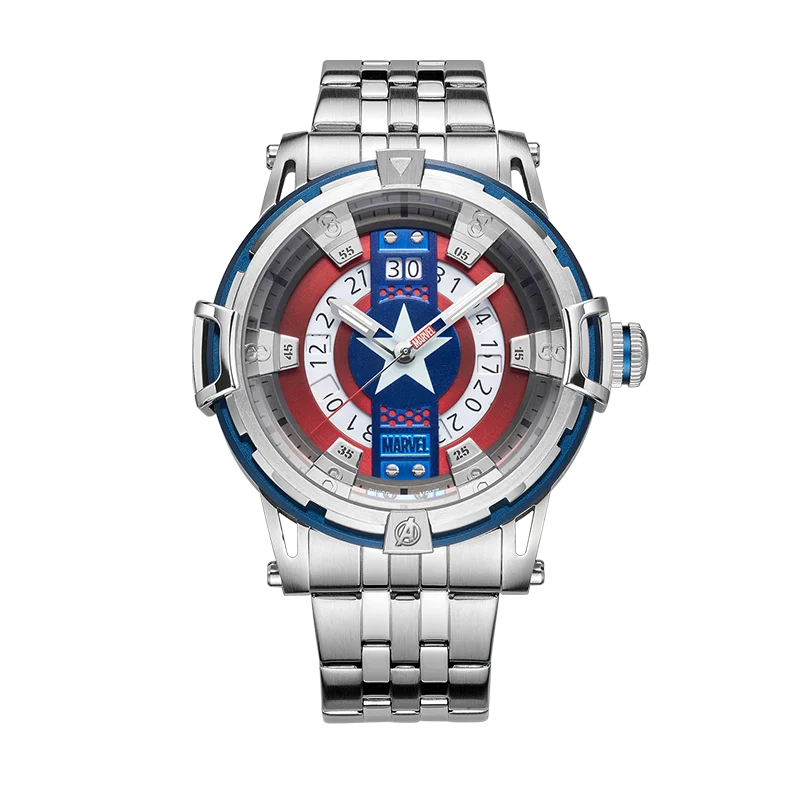 

2020 Stylish Captain America Ronda Quartz Movt Watch Case Stainless Steel