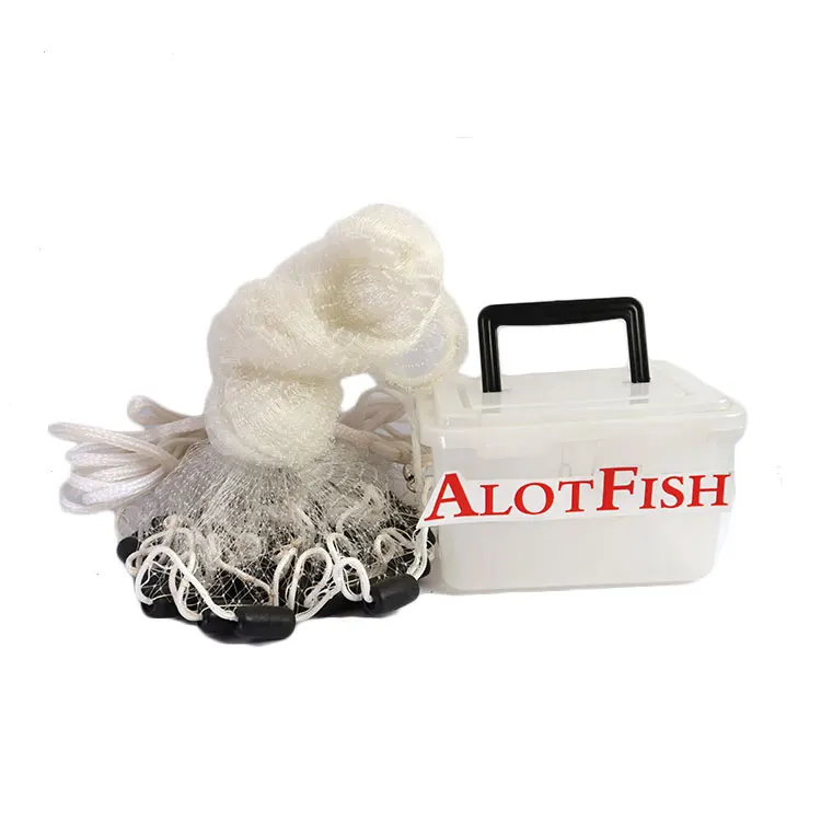 

Top Quality 4FT Nylon Mono Fishing Cast Net Drawstring Casting Net