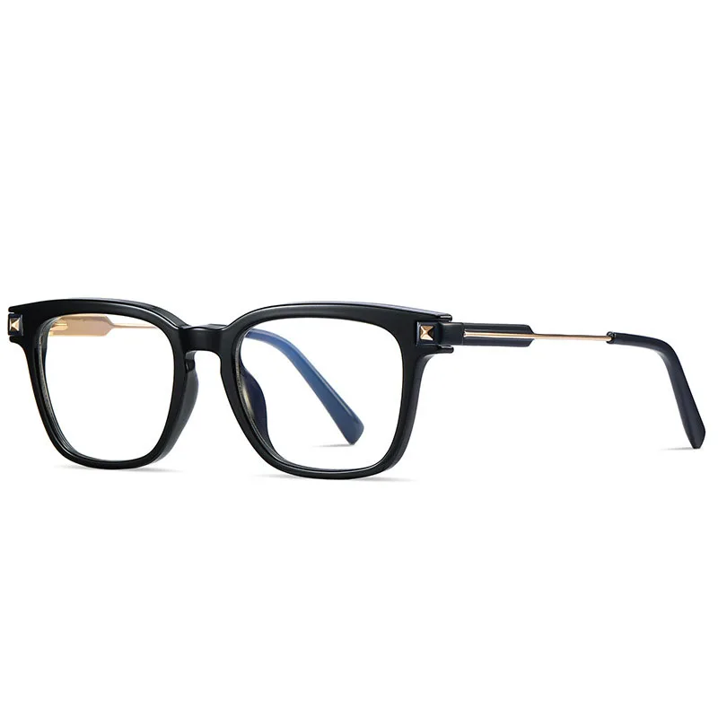 

Finewell Tr+metal Computer Anti Blue Light Eyeglasses Square Mens Fashion Wholesale Eyeglass Frames