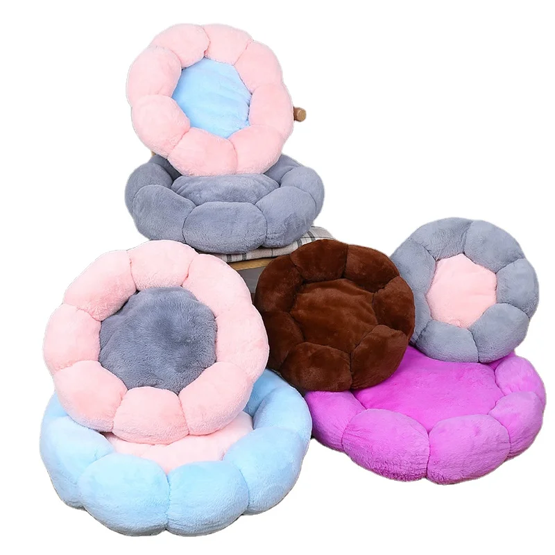 

Amazon Best Seller Super Soft Cat Bed Warm Pet Bed PP Cotton Stuffed Plush Dog Bed, Pictures