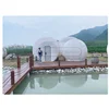 Large size inflatable dome tent bubble tent camping tent with three rooms.