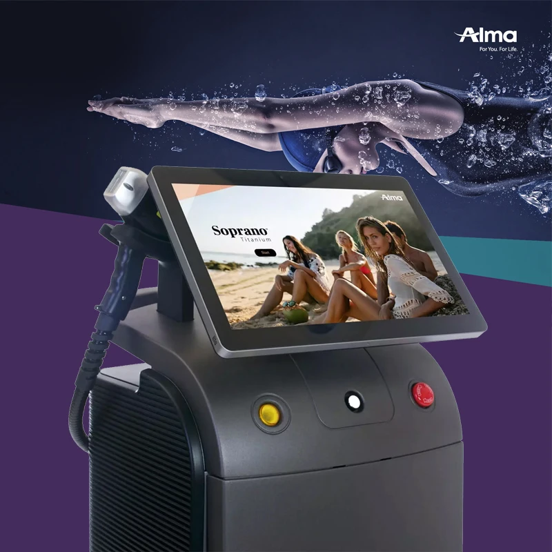 

2021 New Alma 3D ICE Titanium Laser diode soprano 810/808nm diode laser hair removal machine/ Diode 810 laser hair removal