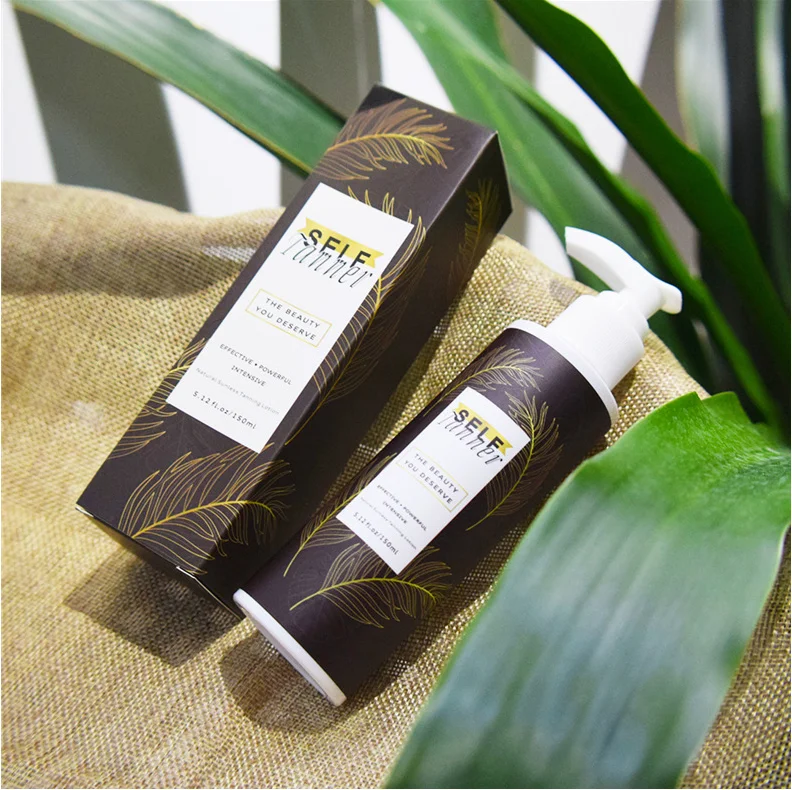 

Body instant tan dark wholesale creamy self tanner foundations cosmetics makeup custom label self tanner, 2 color
