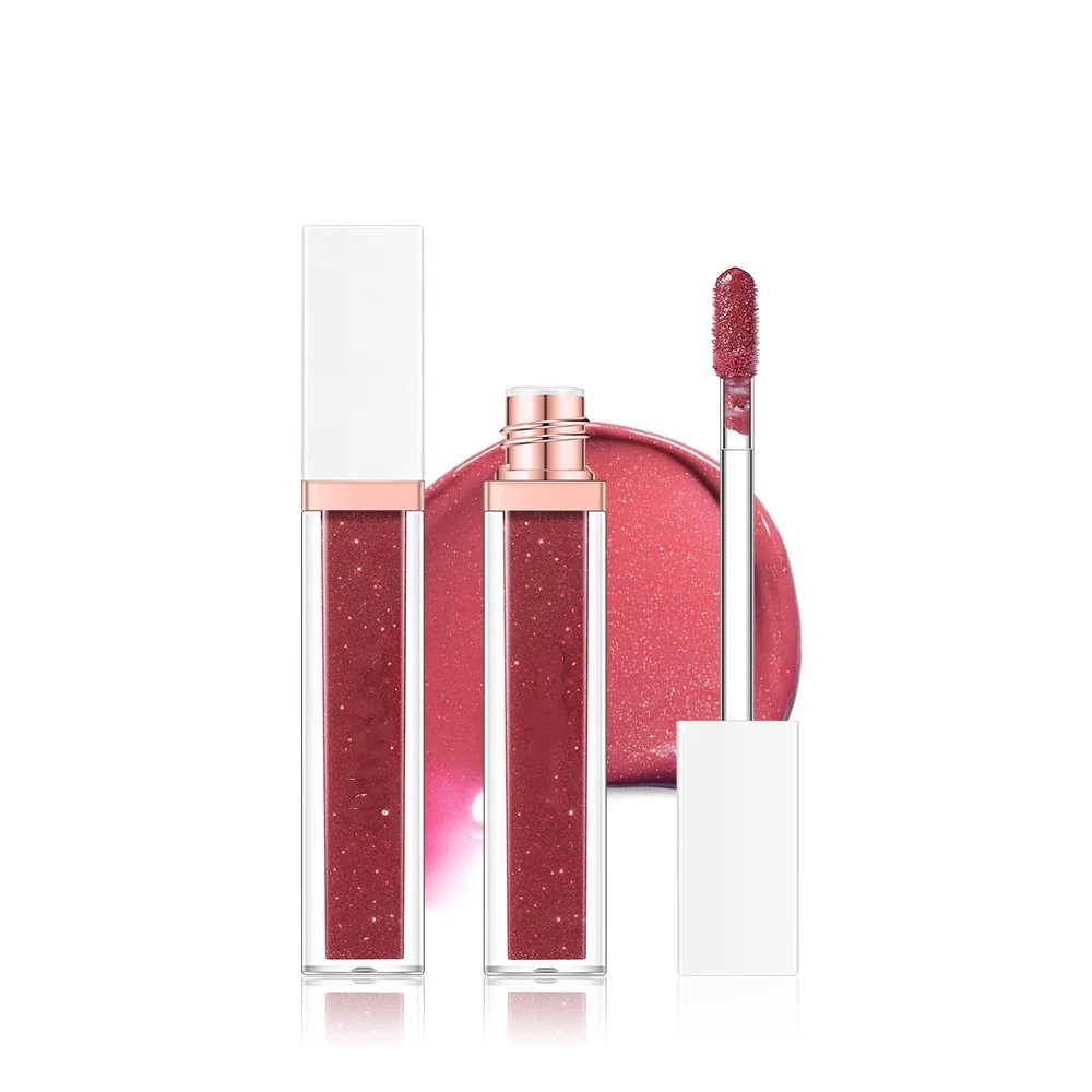 

Mirror Waterproof long-lasting organic lip gloss wholsale pigment