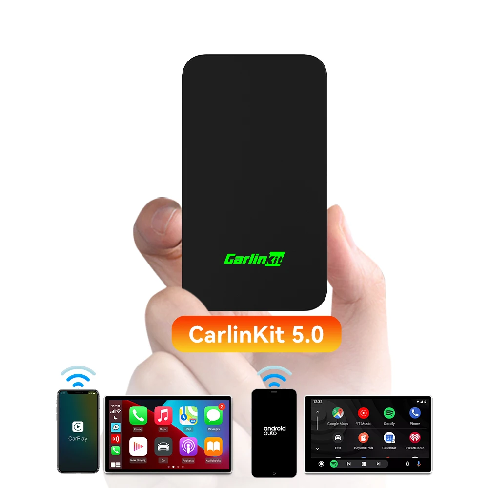 

Carlinkit 5.0 Car Auto Carplay Smart Wireless Carplay Android Carplay Android Auto Adapter Streaming carlink 50 kit ai box