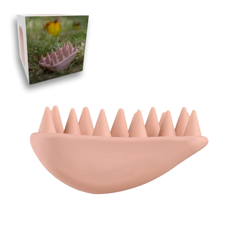 

Rectangular Soft Silicone Head Body Scalp Massage Brush from Shenzhen Manufacturer