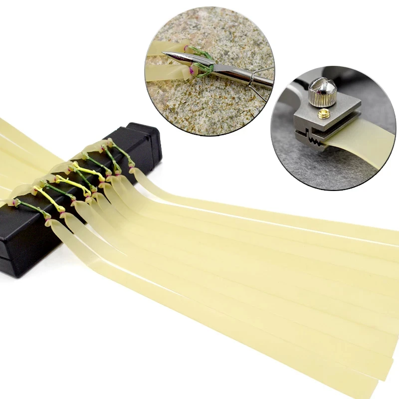 

Long rod slingshot rubber band professional fish shooting slingshot and hunting accessories rubber band
