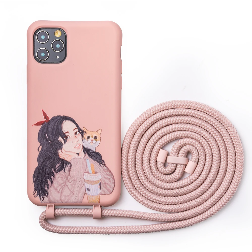 

Costom UV Print Colorful TPU Detachable Modular Cover phone With Straps for iphone 11 pro for Samsung A51, 8 colors &samsung is coming soon