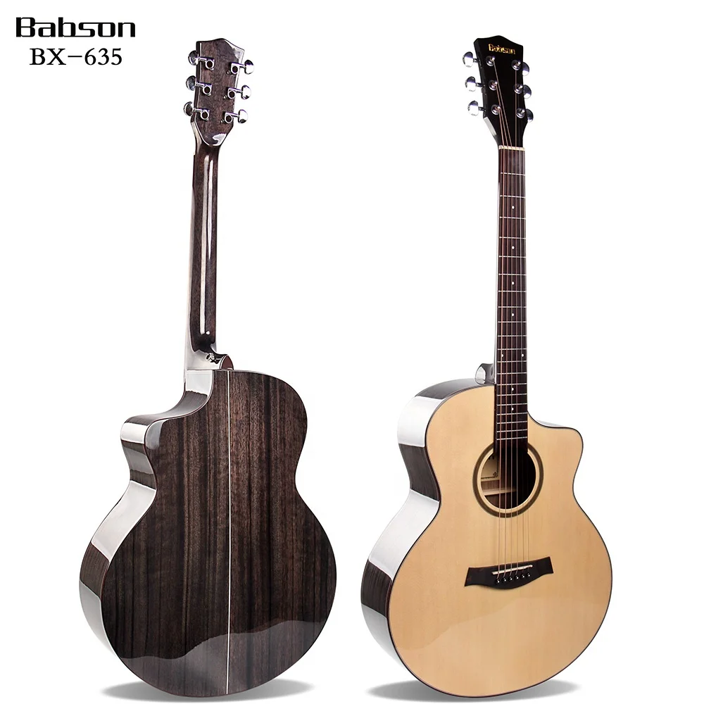 

BX-635 Best Price Cheapest Acoustic Guitar Guangzhou China Cutaway 41 Inch Spruce Walnut High Grade Guitar