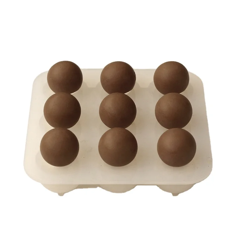 

B0275 Customized 3D Ball Shape Pastry/Cake Decoration/Chocolate/Soap Silicone Molds