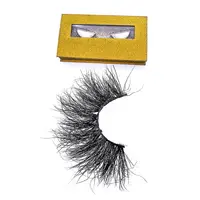 

3D510 Hitomi 25mm Eyelashes Real 0.07mm False Eyeslashes Custom Fluffy 3D Mink Private Label Package Lashes