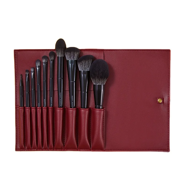 

10pcs hot product 2021 maquillaje super soft vegan private label makeup brush set, Customized