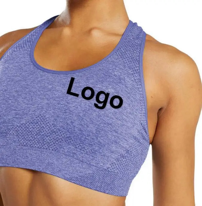 

Top Ranking Supplier Line Seamless Quick Drying Fitness Yoga Suit Gathering Exercise Vest Yoga Bra, As picture