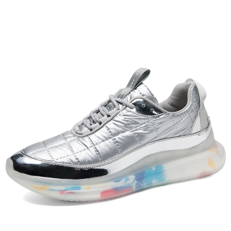 

High Quality Men Shoes Casual Sneakers Breathable Platform Trainers Outdoor Sports Shoes Popcorn Bottom Basket Homme Chaussure