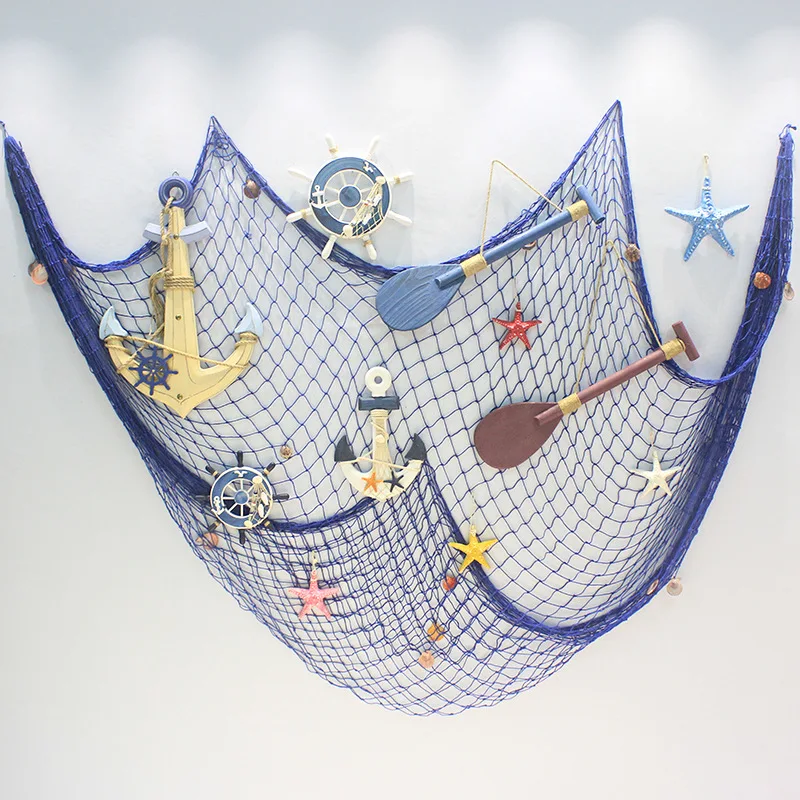 

Decorative Background Wall Bar for Home Decoration Fish Net Party Accessory