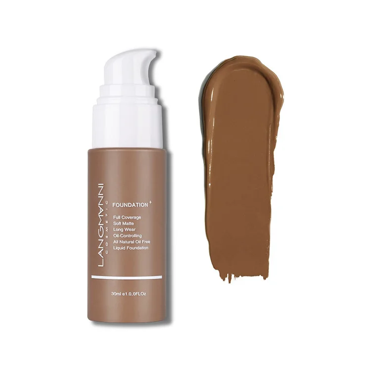 

Cosmetics Manufacturers Custom Long Lasting Liquid Foundation Waterproof Matte Makeup Foundation Natural, 40 colors