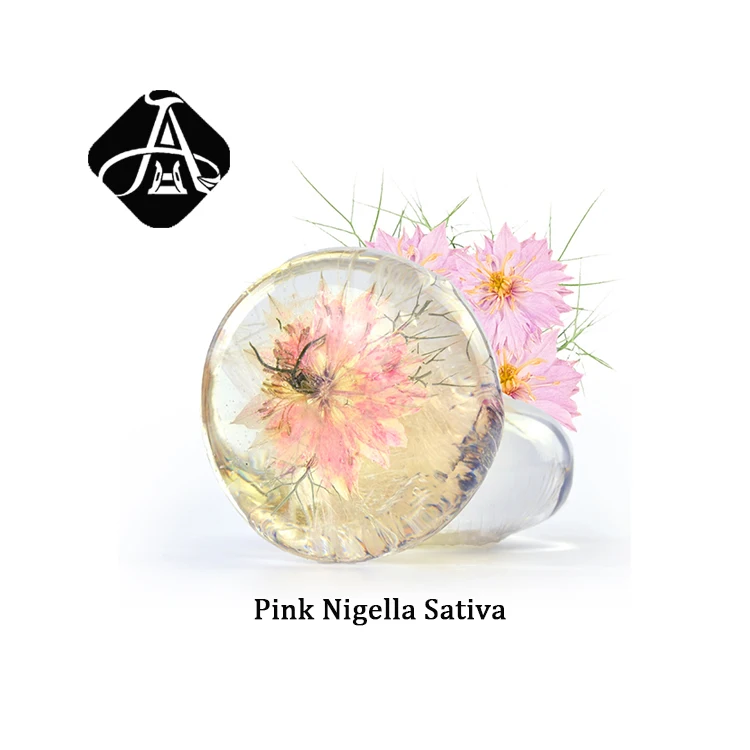 

AH Natural Amino Acid Pink Nigella Sativa Transparent Crystal Petals Soap