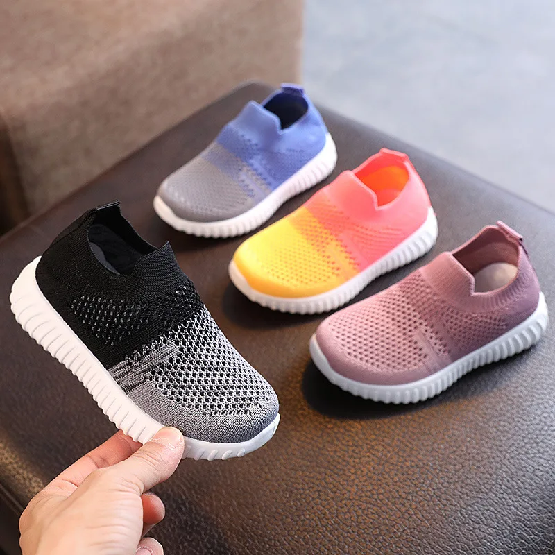 

Baby Breathable Toddler School Shoes Wholesale Sport Kids Children's Casual Shoes, 4 colors