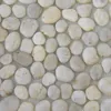 factory price of white/multicolor/tiger skin river stone pebbles,cobble stone pebbles on net