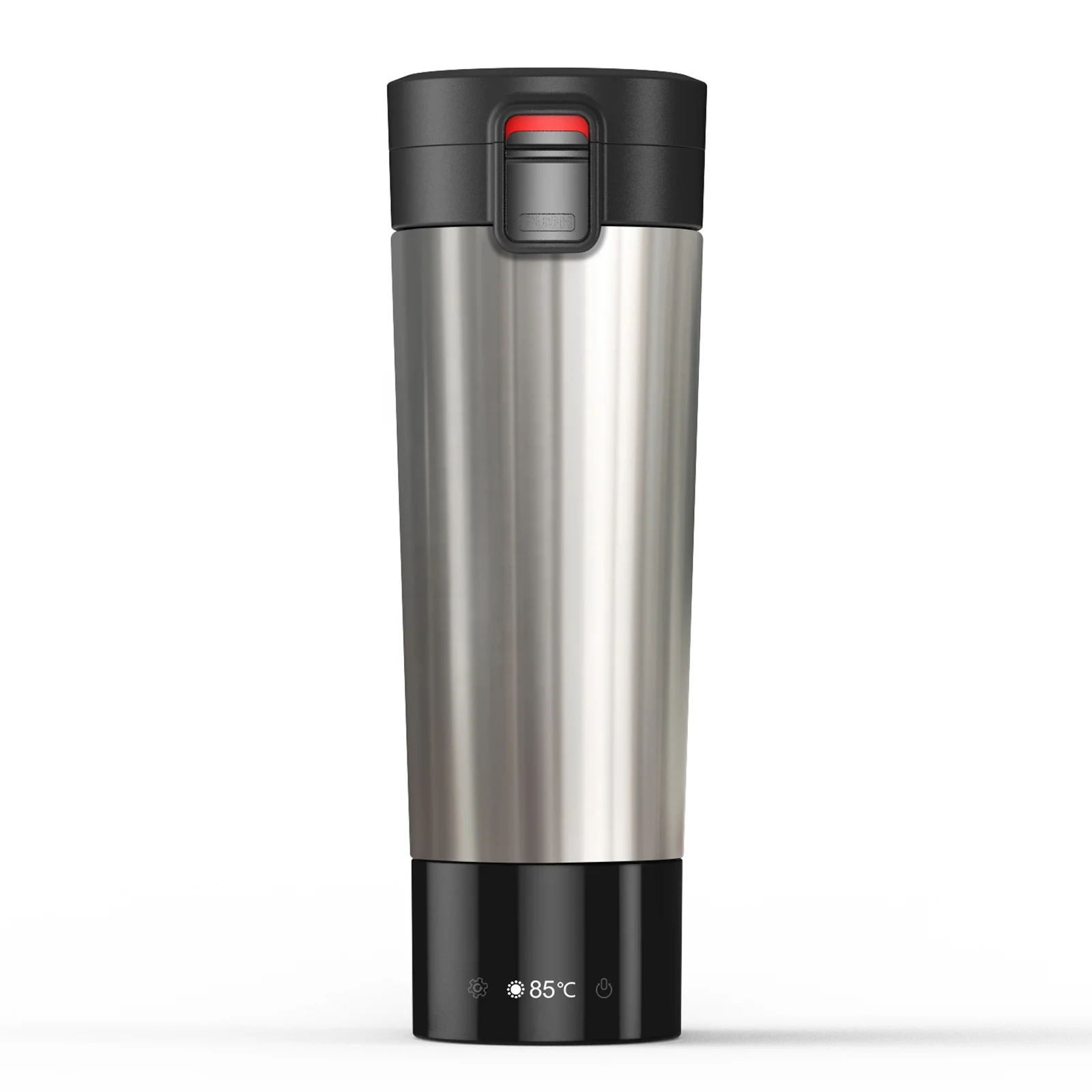 

Redsalmon Temperature Control Travel Mug ,Smart Heated Coffee Mug with 10 Hours Keep Warm for Milk, Tea and Water, Black ,white and stainless steel