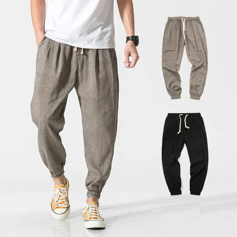 

high quality sweat harem track plus size men's work trousers pants for men