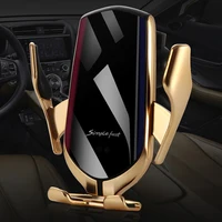 

2020 New Product Phone Holder 10W Car Wireless Charger Charging Qi For Iphone For Samsung Factory Wholesale R1 Car Charger