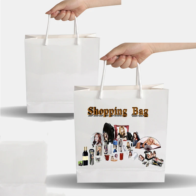 

Heat Press Machine Printable Paper Shopping Bag Sublimation Blank Paper Tote Bag