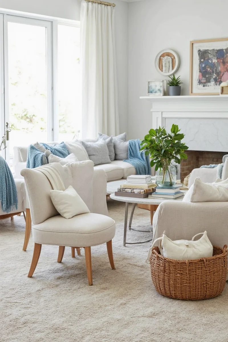 Tips on vacuuming and spot cleaning a family couch